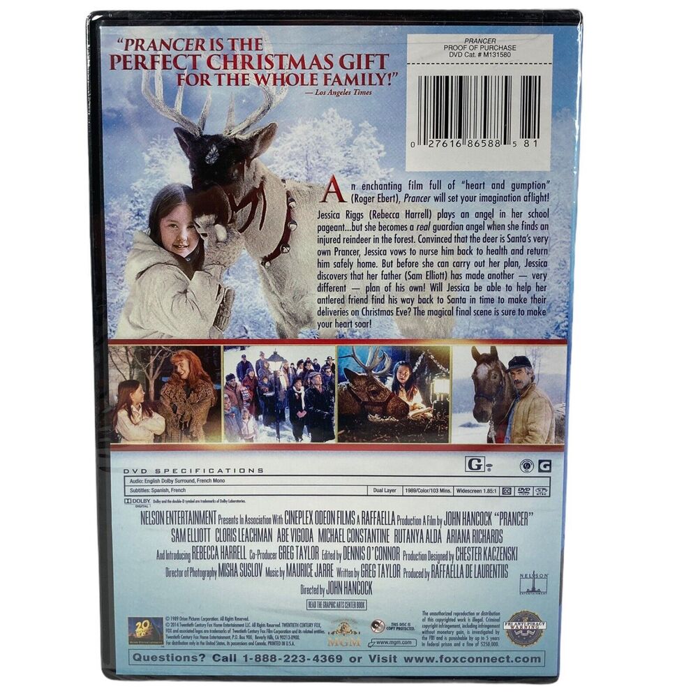 3-PACK Ice Age, Prancer, Spongebob Christmas Holiday DVD Bundle Family SEALED - Picture 10 of 11